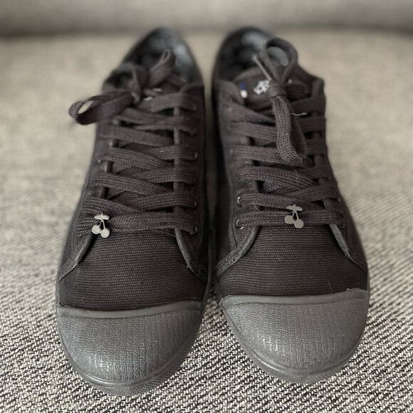 🇫🇷Les Temps de Cerises canvas runners black/black - Picture 6 of 13